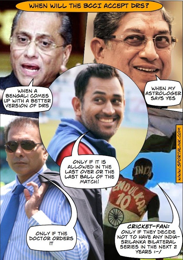 ROFL - Dhoni talking about the DRS