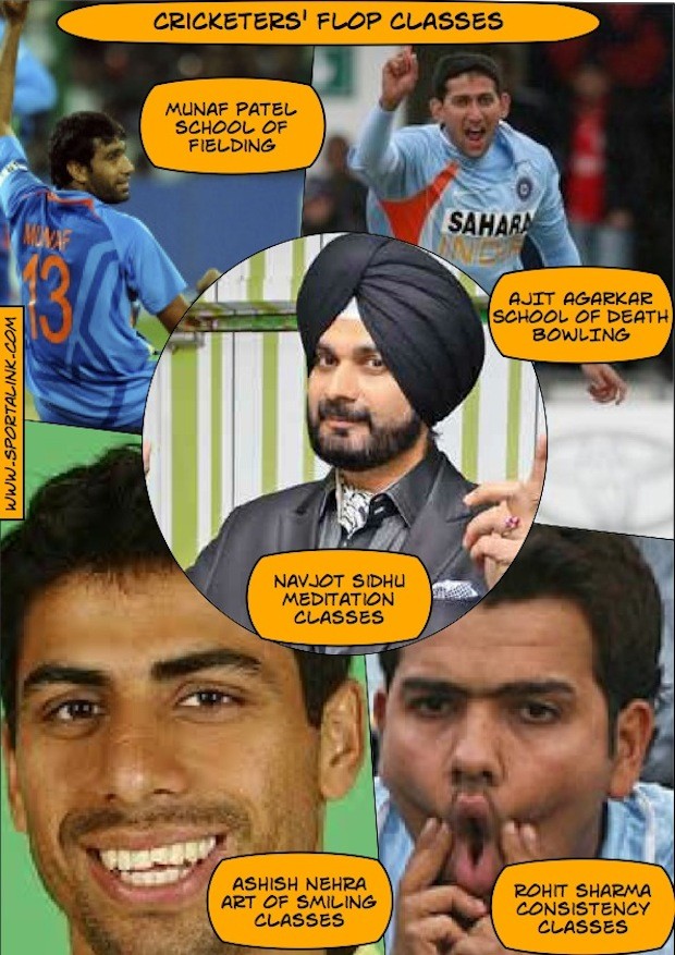 Indian Cricketers' flop classes :P