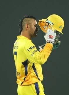 Dhoni's new mohawk for CLT20 - 1