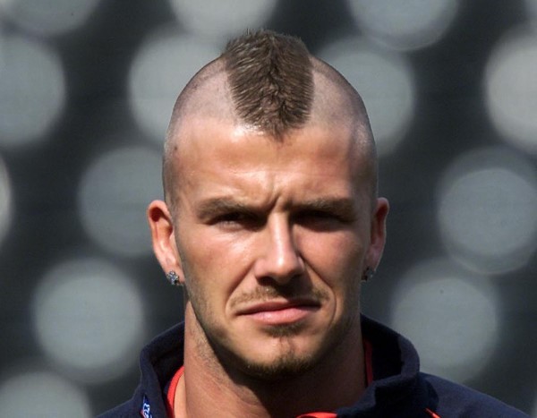 David Beckham Saf Made Me Shave Off Mohwak An Hour Before