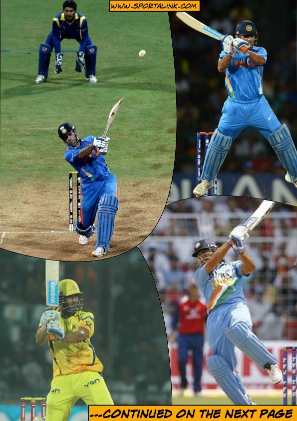 The Helicopter Shot of Dhoni