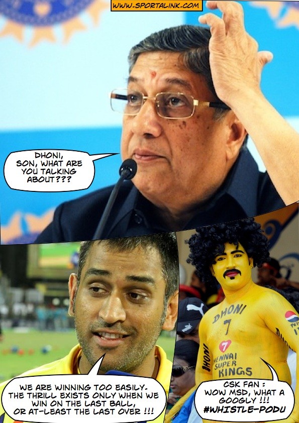 Dhoni reveals why he is not happy with Team CSK