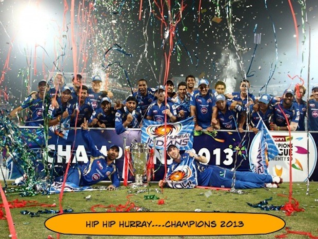 Hip Hip Hurray for the CLT20 Champions - Mumbai Indians