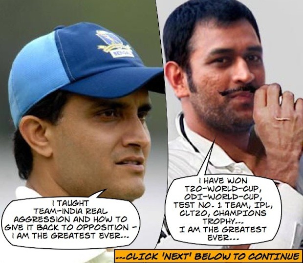 Sourav Ganguly says he is the best Indian Captain Ever