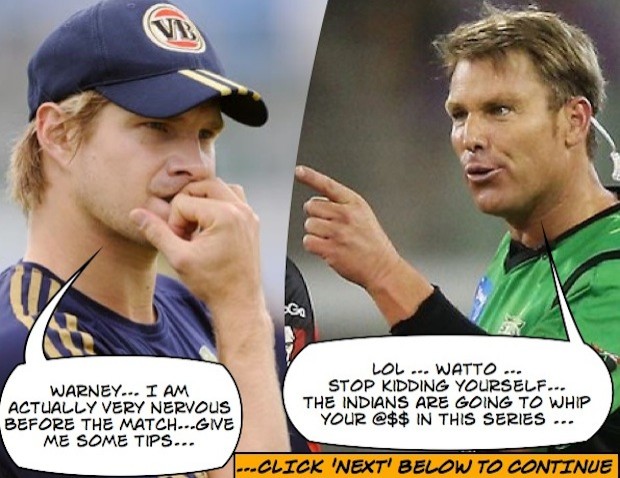 Shane Watson wants some tips from Shane Warne