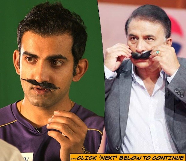 Gautam Gambhir and Sunil Gavaskar