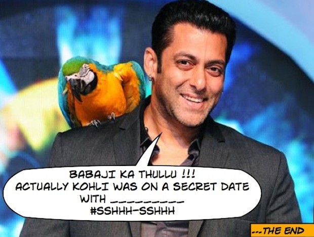 Salman says Kohli was on a secret date