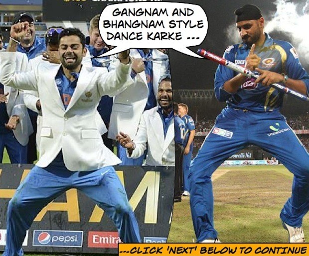 Gangnam and Bhangam dance karke