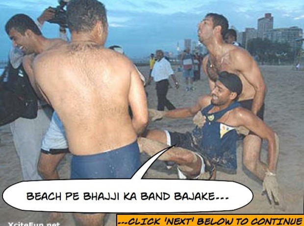 Beach pe bhajji ka band bajake