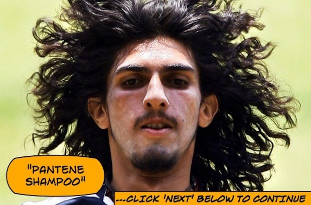 Ishant Sharma - Bookie CodeName - "Pantene Shampoo"