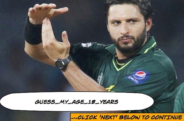 Shahid Afridi - Fake Facebook Password