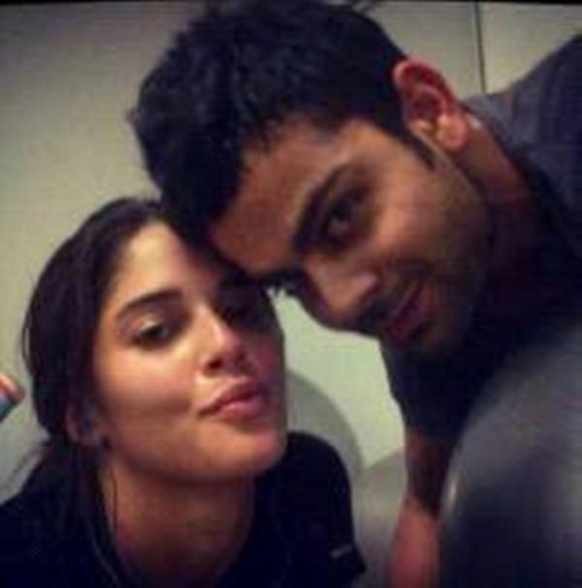 Virat in happier times with Izabelle Leite