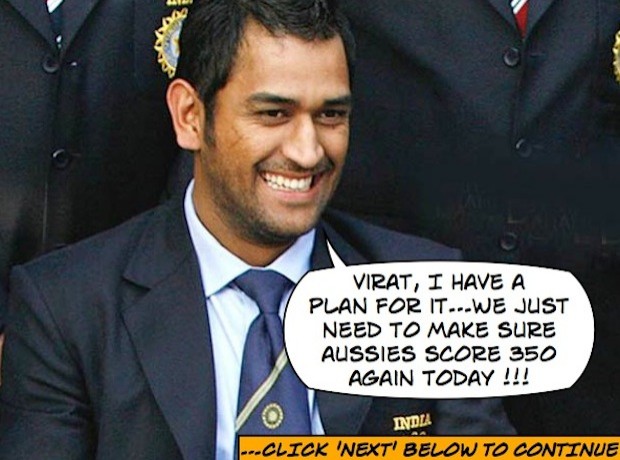 MS Dhoni shares the plan