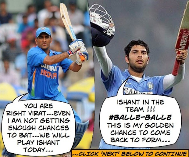 MS Dhoni also wants Ishant in the team