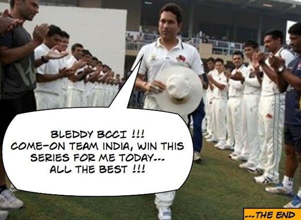 Sachin says all the best