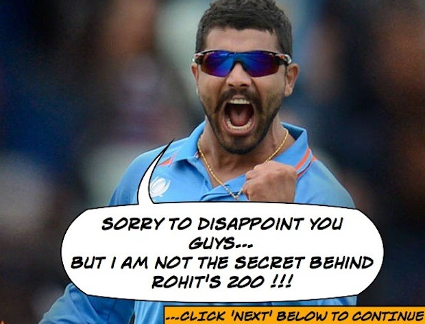 Sir Jadeja does not know the secret