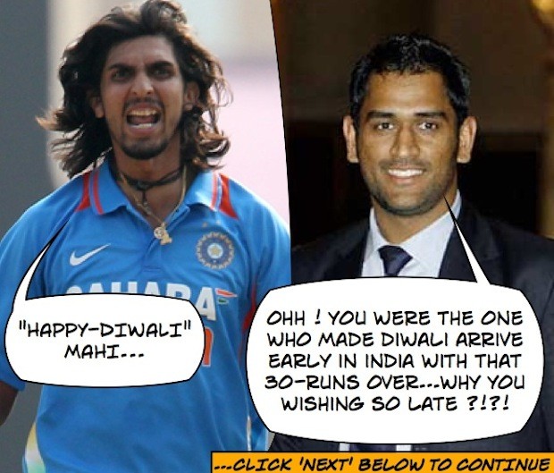 Ishant - Mahi Phone call