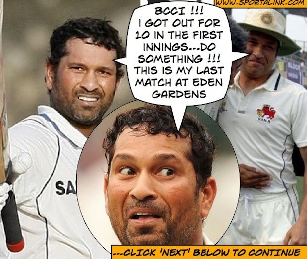 New Rules of Cricket For Sachin's Last Match