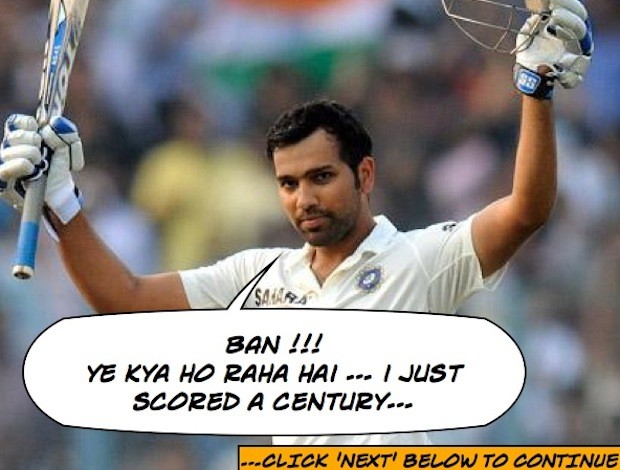 Rohit Sharma SHOCKED !!!