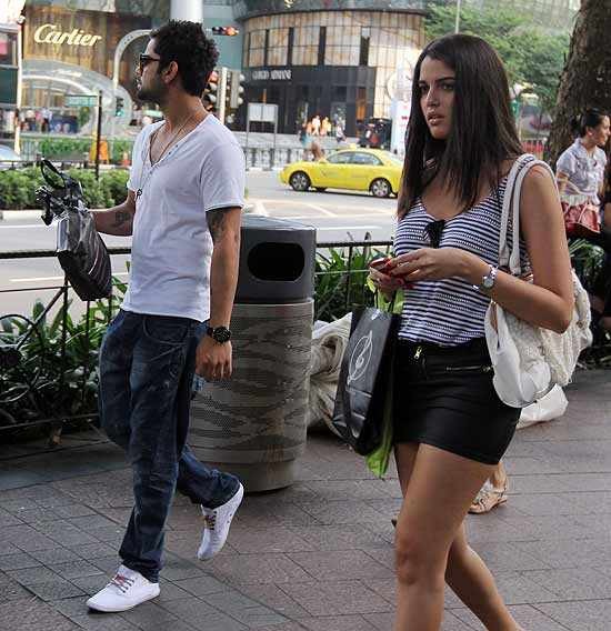 Virat and Isabelle ... In Singapore...