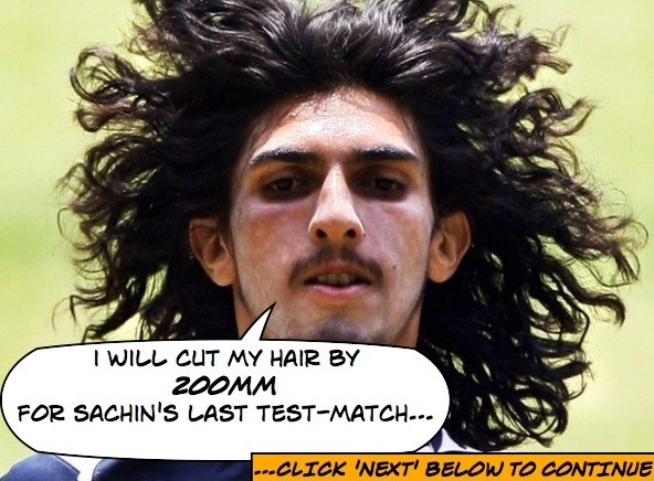 Ishant to cut his hair by 200mm