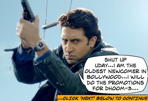 Abhishek Bachchan wants to promote Dhoom-3