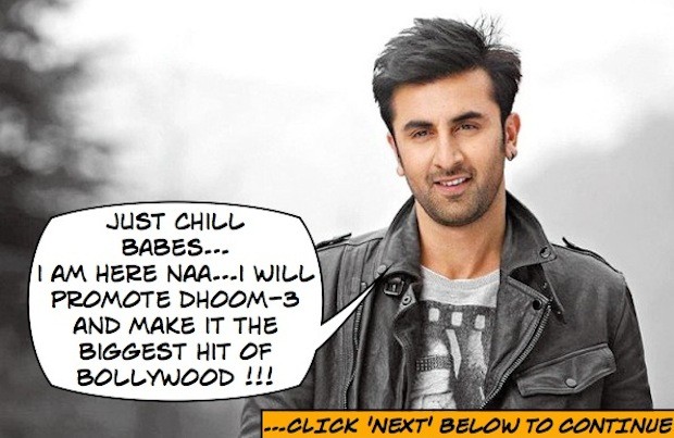 Ranbir to promote Dhoom-3