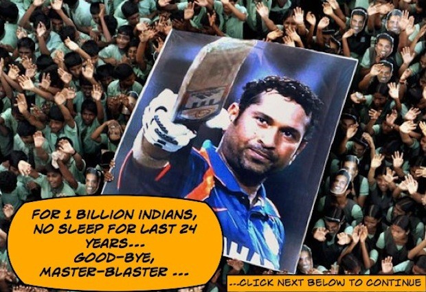 1 Billion Indians say GoodBye to Sachin