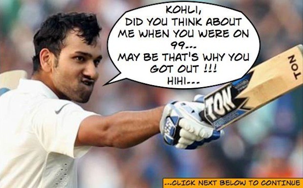 Why Kohli got out on 99...