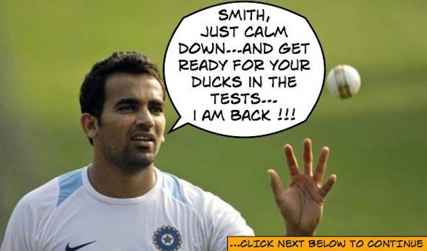 Zaheer warns Smith