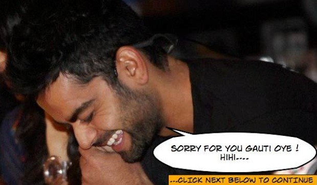 Kohli sorry for Gauti...