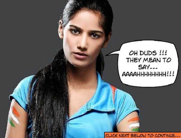 What Poonam Pandey thinks...