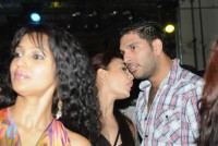 Yuvraj with Model Aanchal Kumar...