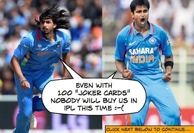 No takers for Ishant and Vinay