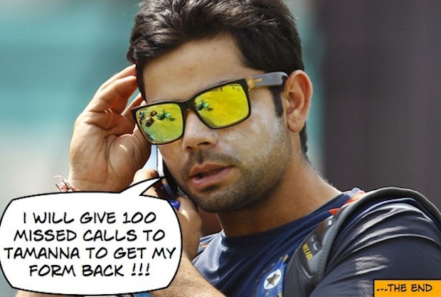 Virat to give 100 missed calls to Tamanna :P