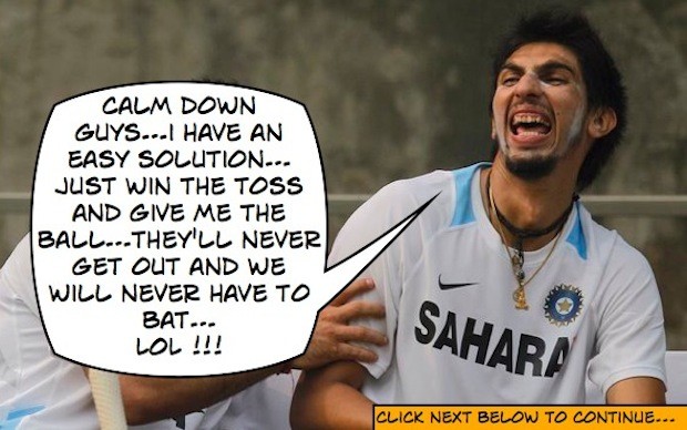 Ishant Sharma's plan to save Indian Batsmen