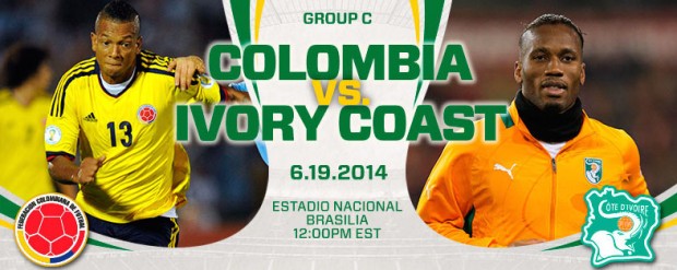 Colombia VS Ivory Coast